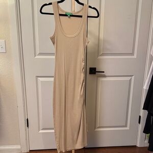J. Crew Beige Midi Dress